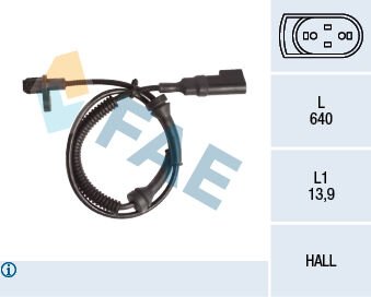 ARKA ABS SENSORU (SAG-SOL) CONNECT 1.8TDCI 02>1...