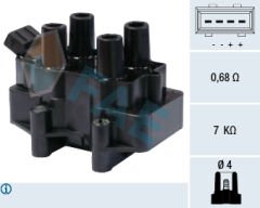 ATEŞLEME BOBİNİ OPEL VECTRA B 96>02 ASTRA G 98&...