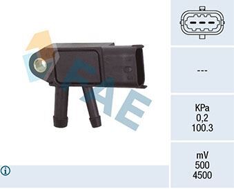 DPF SENSOR VOLVO C30 10>15 C70 10>13 S40 II ...