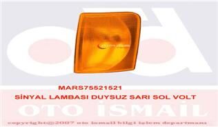 SİNYAL LAMBASI DUYSUZ SARI SOL VOLT (521517)