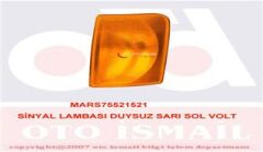 SİNYAL LAMBASI DUYSUZ SARI SOL VOLT (521517)