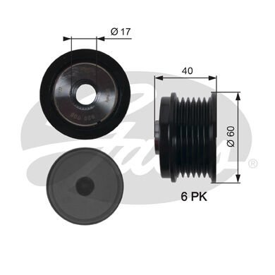 ALTERNATOR KASNAGI [53.4 mm-39.2mm-17mm] FOCUS COURIER FIESTA KUGA MONDEO S40 V50 MAZDA II 1.4 1.5 1.6 2.0 TDCI 11-