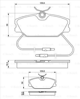 FREN BALATASI ON CLIO THALIA MEGANE R9 R19 LOGAN 95-