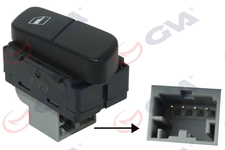 CAM AÇMA ANAHTARI TEKLİ ARKA SOL VW POLO