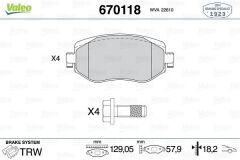 ÖN FREN BALATASI RENAULT MEGANE IV 15> (TÜM MOT...