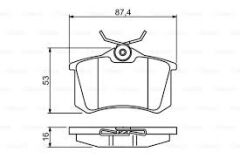 FREN BALATASI ARKA MEGANE II FLUENCE POLO GOLF 307 03-