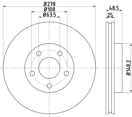 ÖN FREN AYNASI(ADET)FOCUS (04-12)CMAX (07-10)S40(0...