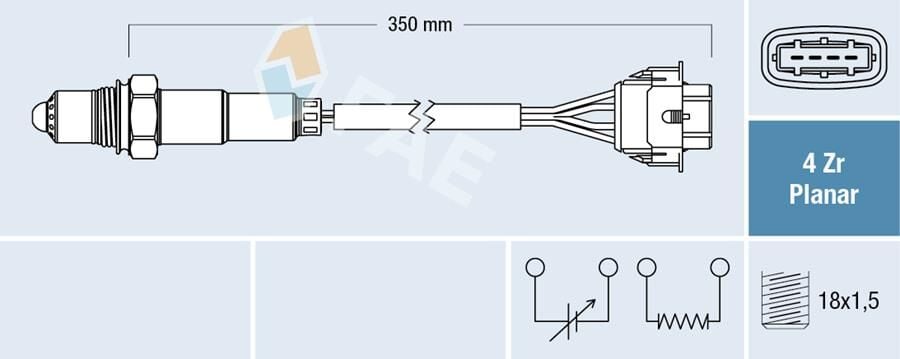 OKSİJEN SENSÖRÜ ÖN OPEL ASTRA G-H CORSA C-D COMBO ...