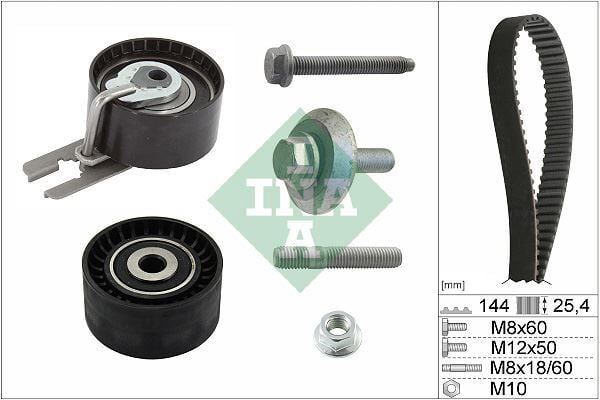 EKSANTRİK GERGİ KİTİ (144 DİŞ EURO4) P206-P307-C1-...