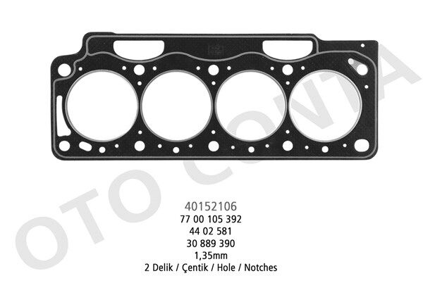 SİLİNDİR KAPAK CONTASI KANGOO 01> MEGANE 97>...