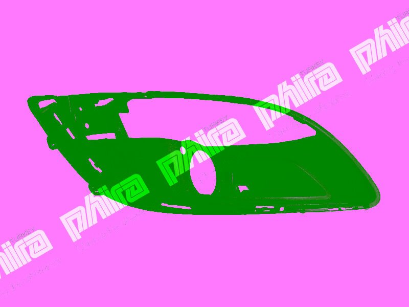 SİS FAR KAPAĞI ÖN SAĞ SİSLİ SİYAH OPEL ASTRA 2011-...