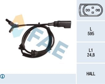 ABS HIZ SENSÖRÜ ÖN CONNECT 1.8 16V-DI-TDI-TDCI 02=...