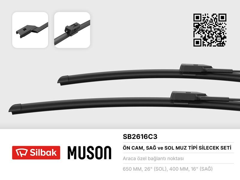 SİLECEK SÜPÜRGESİ 650/400MM (MUZ TİPİ) AVENSIS 01/...