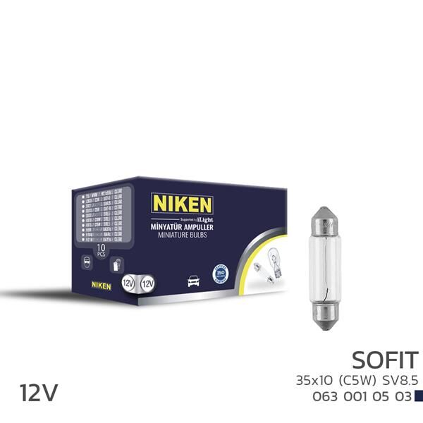 NIKEN SOFIT AMPUL 5W 35X10 (12V) 10LU