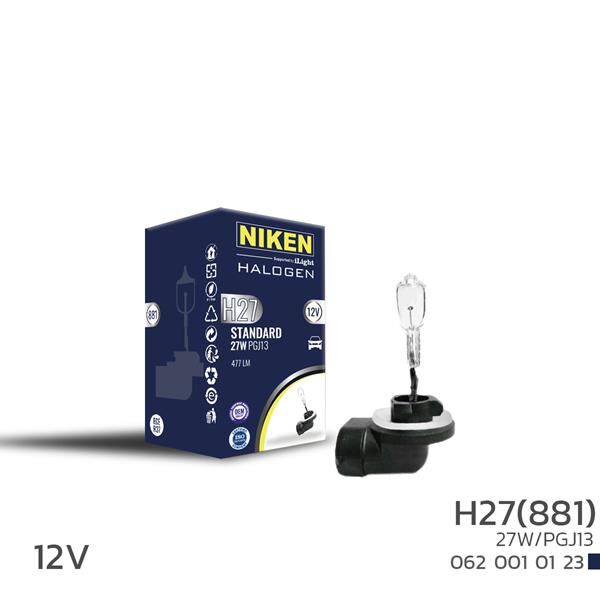 NIKEN H27W/2 (881) 27W HALOJEN AMPUL PGJ13 (12V)