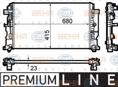 SU RADYATORU W906 SPRINTER-CRAFTER M646-651 06-