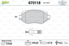 ÖN FREN BALATASI RENAULT MEGANE IV 15> (TÜM MOT...