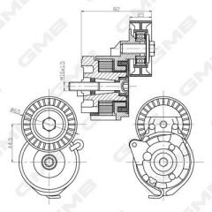 ALTERNATÖR GERGİ RULMANI (KÜTÜKLÜ) ASTRA H-VECTRA ...