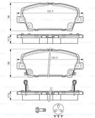 FREN BALATASI ON CIVIC HATBACK 06-11 / CIVIC SEDAN 12-