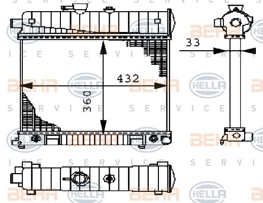 SU RADYATORU KLIMASIZ W202-208-210 M111 94-02