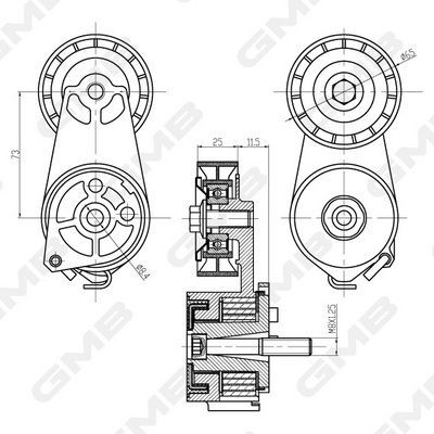 ALTERNATÖR GERGİ RULMANI (KÜTÜKLÜ) DOBLO-BRAVO II-...