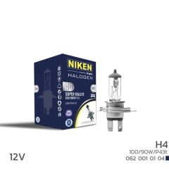 NIKEN H4 100W/90W HALOJEN AMPUL P43t (12V)