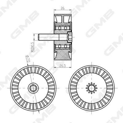 ALTERNATÖR GERGİ RULMANI ASTRA H-VECTRA C-ZAFIRA-S...