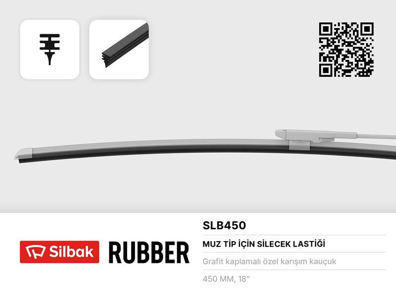 MUZ TİPİ SİLECEKLERE UYGUN LASTİK 450MM