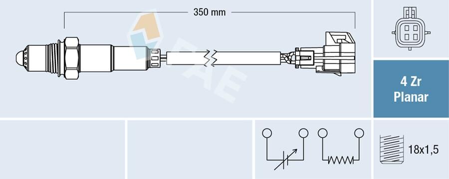 OKSİJEN SENSÖRÜ (KONUM 1) OPEL VECTRA C 2.2 Z22SE