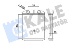 KALORİFER RADYATÖRÜ RENAULT CLIO IV 12=> CAPTUR...