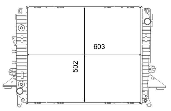 SU RADYATORU LAND ROVER RANGE ROVER DISCOVERY III-IV-SPORT 2.7 D-2.7 TD  04-18