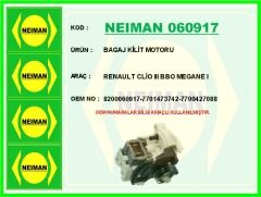 BAGAJ KİLİT MOTORU RENAULT CLİO III BBO MEGANE I