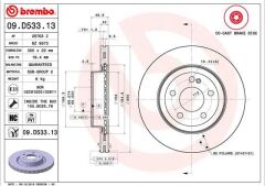 FREN DISKI ARKA MERCEDES W205 S205 C205 A205 C257 ...