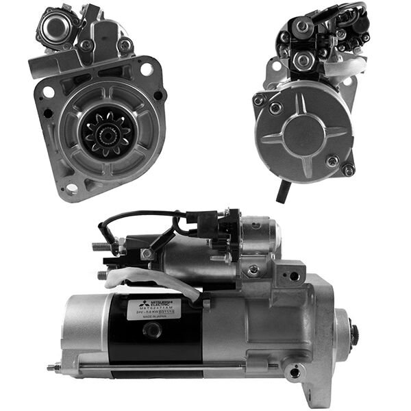 MARS MOTORU 24V 5.0 KW 10 DIS VOLVO FE - FL - FLH ...