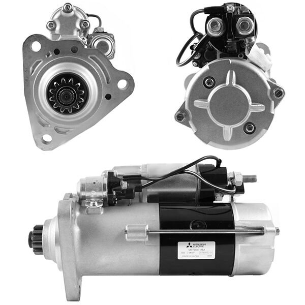 MARS MOTORU 24V 7.0 KW 12 DIS MERCEDES BENZ KAMYON...