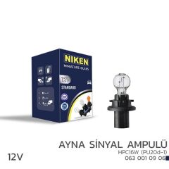 NIKEN 12V HPC16W AYNA SİNYAL AMPULÜ (PU20d-1) 10L...