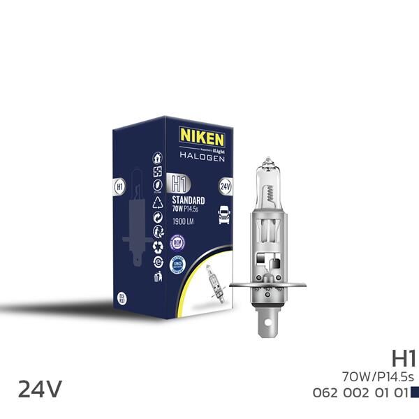 NIKEN 24V H1 70W HALOJEN AMPUL P14.5s