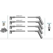 BUJİ+BOBİN KABLOSU UNO 70 SX 1.4 (94-00) (KARBÜRAT...