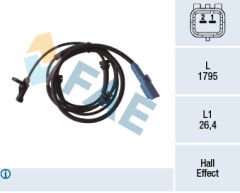 ABS DEVİR SENSÖRÜ ARKA CITROEN C5 01>04