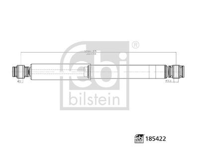 ARKA AMORTİSÖR SAĞ/SOL TRANSPORTER T5 T6 04=>