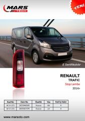 ARKA STOP LAMBA SOL TRAFIC III DUYSUZ 2014=>