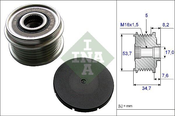 ALTERNATÖR KASNAĞI (RULMANLI) CORSA D-MERIVA B 1.4...