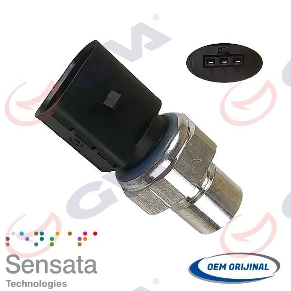 KLİMA BASINÇ MÜŞÜRÜ (3 FİŞ) GOLF 7-PASSAT-ARTEON-T...