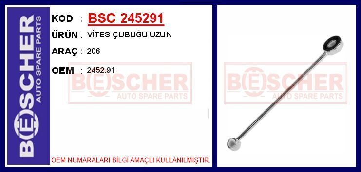 VİTES ÇUBUĞU UZUN 206