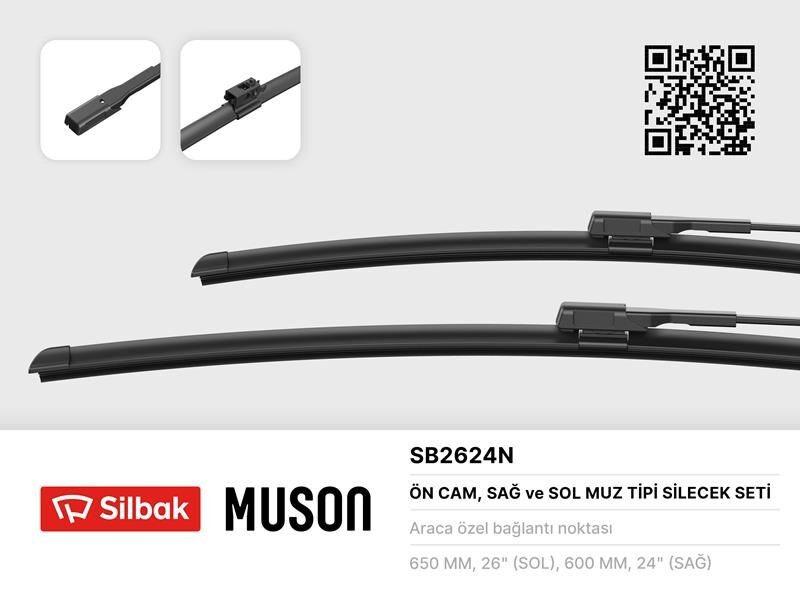 SILECEK SUPURGESI TAKIMI 650mm / 600mm MERCEDES SP...