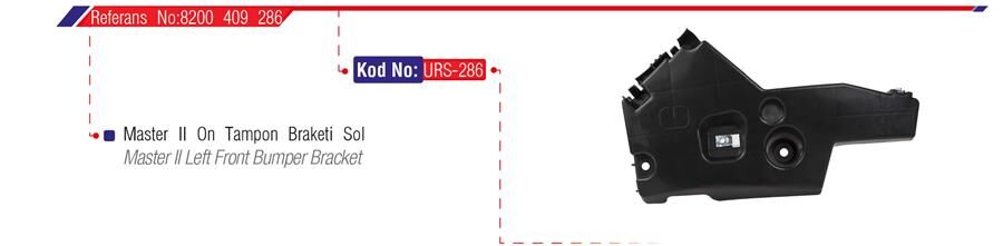 ÖN TAMPON BAĞLANTI BRAKETİ SOL MASTER II (04-10)