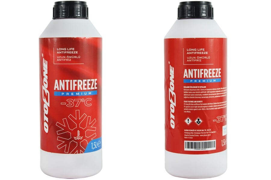 ANTİFRİZ 1.5 LT -37 C KIRMIZI LONG LİFE (Koli 12 A...