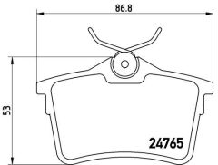 ARKA FREN BALATASI P307 00>09 P308 07>14 PAR...