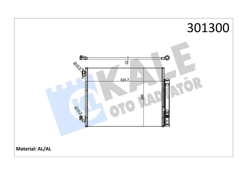 KLİMA RADYATÖRÜ (KONDENSER) RENAULT CLIO IV 12>...