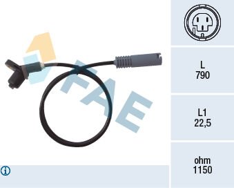 ABS SENSORU ARKA BMW E36 91>98 E30 91>94